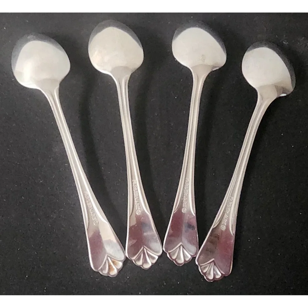 Farberware Bevel Teaspoons (4)  Stainless  6 1/4